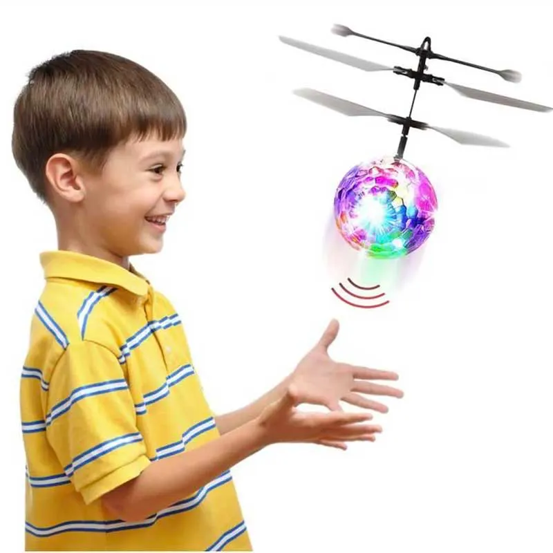 Boule volante disco colorée