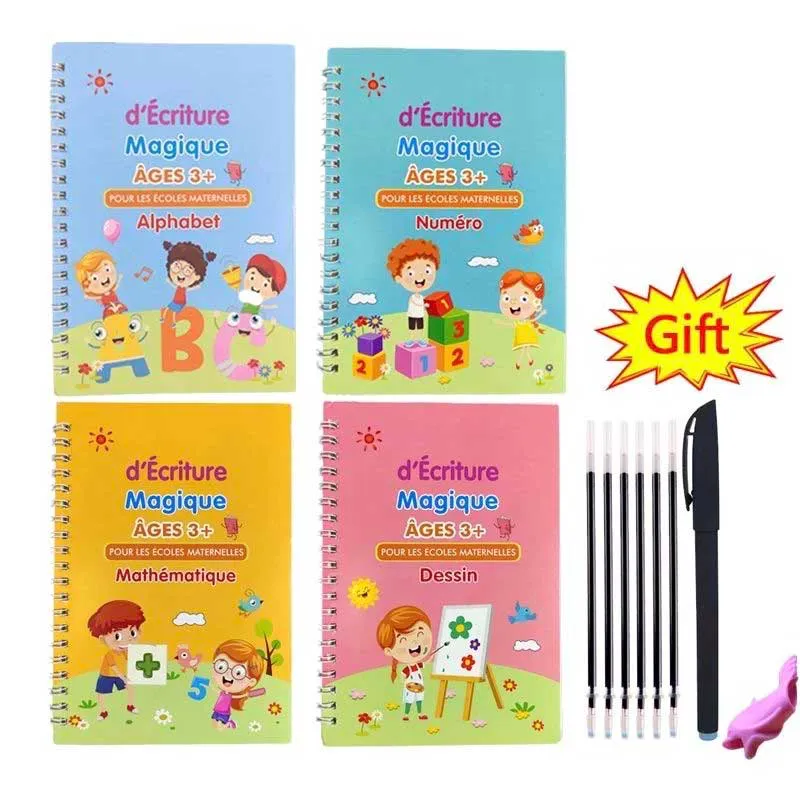 Cahier d'écriture magique pour enfants