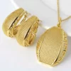 Ensemble bijoux pour femme en cuivre