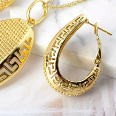 Ensemble bijoux pour femme en cuivre