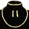 Ensemble collier bracelet boucle d’oreilles