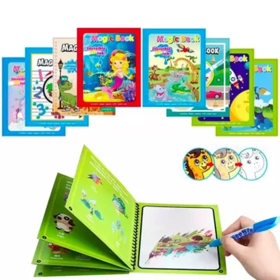 Livre de dessin magique colore animaux