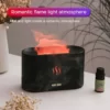 Diffuseur Arôme D'huile Ultrasonique Flamme 7 couleurs romantique