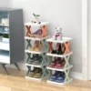 Étagère à chaussures en plastique pliante