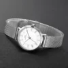 Montre de luxe en Argent avec bracelet - montre