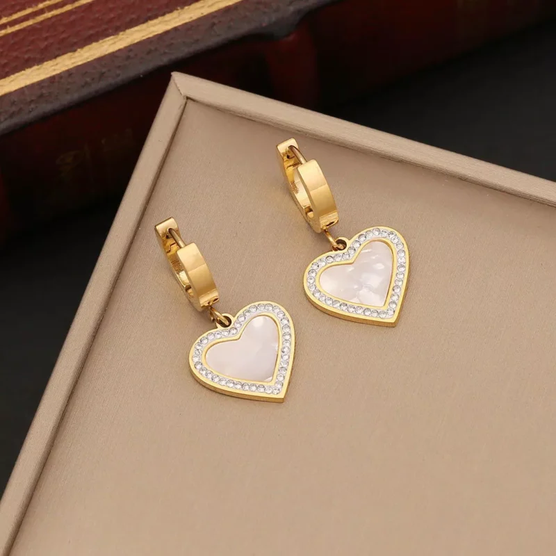 Boucles d'oreilles de l'Ensemble bijoux en acier inoxydable pour femmes