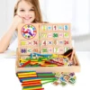 Jouets Montessori pour enfants avec visage d'un enfant