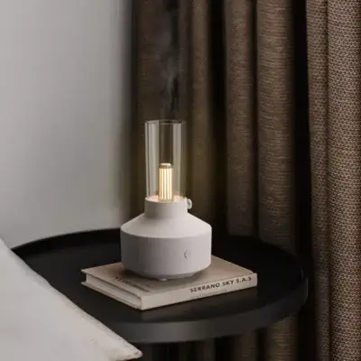Diffuseur de parfum d'huile avec veilleuse rétro