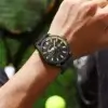CURREN Montre à Quartz 8421 portée au poignet
