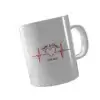 Mug Personnalisé Coeur vibrant - droit