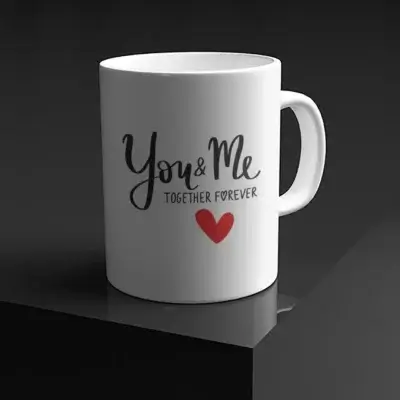 Tasse Personnalisée You & Me - centre