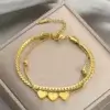 Bracelet breloque cœur