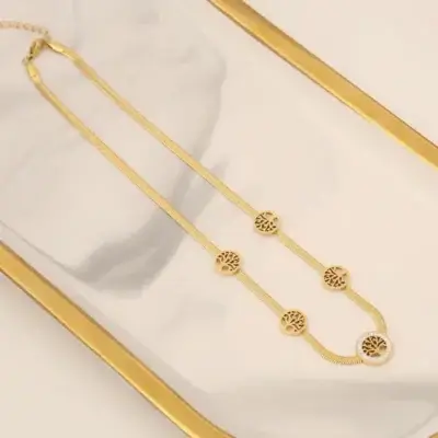 Collier de Parure de bijoux arbre de vie
