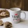 Tasse Amour vrai personnalisée