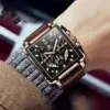Montre homme OLEVS portée au poignet