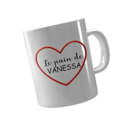 Alternative view of Tasse Personnalisée – Le Pain de Vanessa