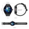 Dimensions précises de la montre GW5 Pro : boîtier de 50,4 mm, épaisseur de 12,3 mm, bracelet ajustable de 163 à 250 mm — adaptée à tous les poignets