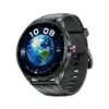 Montre connectée GW5 Pro avec écran rond affichant une carte du monde, design moderne et interface intuitive pour un usage quotidien