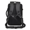 Vue arrière du sac à dos mettant en évidence les bretelles rembourrées, le panneau dorsal en mesh respirant, et les sangles de poitrine et de taille ajustables pour le maintien.
