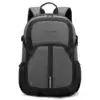 Sac à dos Wepower Style gris anthracite vue de face, design épuré avec compartiment principal spacieux, poches avant zippées et bretelles rembourrées — sac à dos ordinateur imperméable pour usage quotidien.